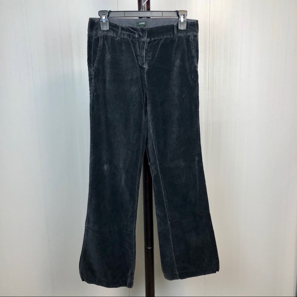 J. Crew Dark Blue Velveteen Low Fit Pants